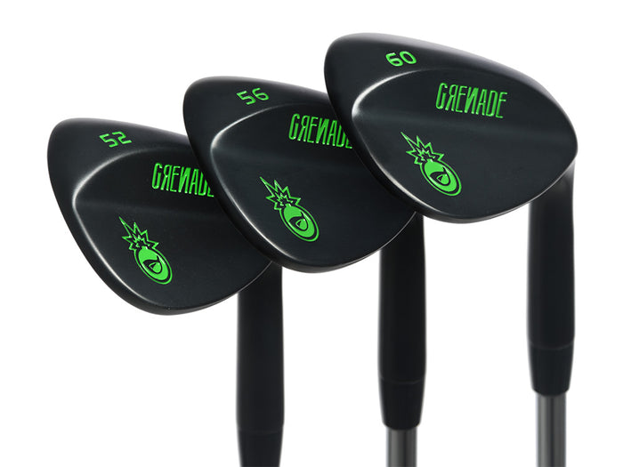 Pre-Owned Black Grenade 52 56 and 60 Wedge Set