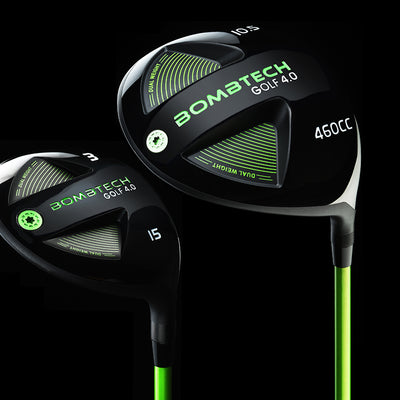 NEW and Upgraded! BombTech Golf 4.0 Driver and 3 Wood Bundle